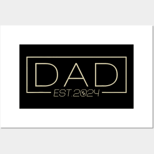 Dad Est. 2024 Posters and Art